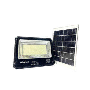 Reflector con panel solar 500w cubull